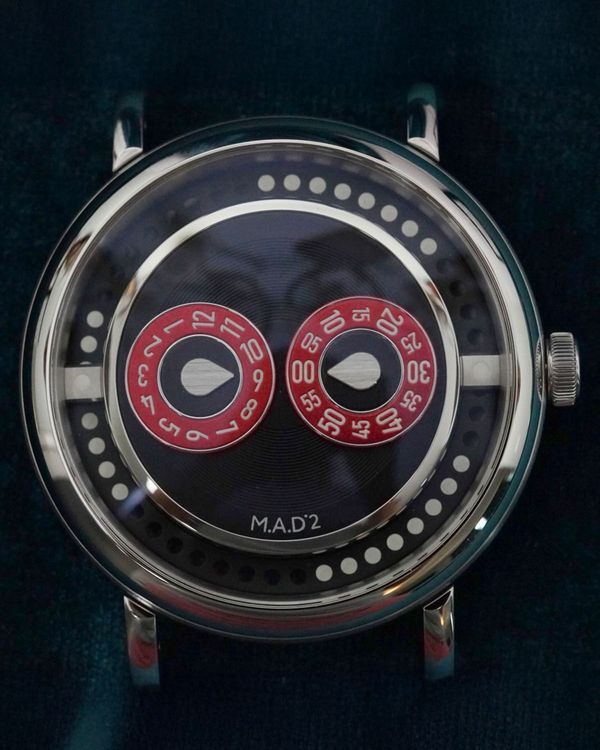 2026 MB&F MAD Edition 2 "Eric Giroud" L.E. 42MM Black Dial Leather Strap (M.A.D 2 R&B)
