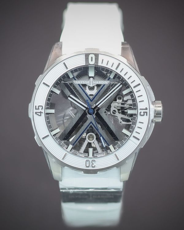 2026 Ulysse Nardin Diver X Skeleton 44MM Skeleton Dial Rubber Strap (3723-170-1A)