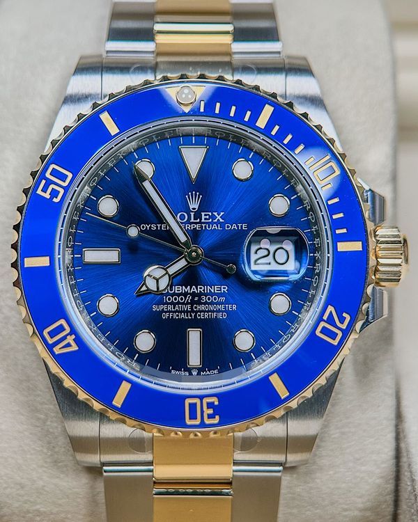 No Reserve - 2026 Rolex Submariner Date "Bluesy" 41MM Blue DIal Two-Tone Oyster Bracelet (126613LB)
