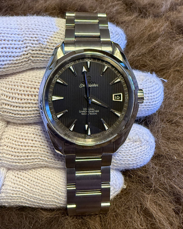 No Reserve - 2017 Omega Seamaster Aqua Terra 150M 41.5MM Grey Dial Steel Bracelet (231.10.42.21.06.001)