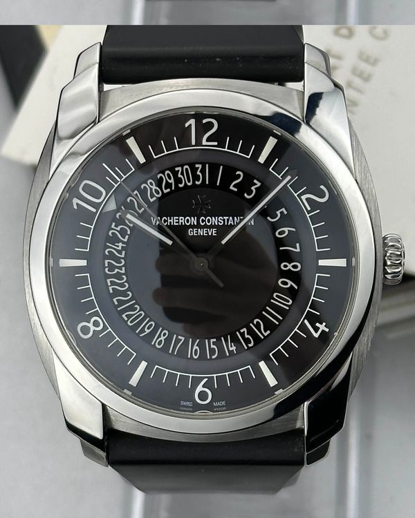 2017 Vacheron Constantin Quai De I'lle 41MM Black Dial Rubber Strap (4500S/000A-B196)