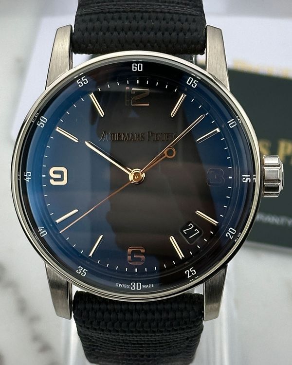 2026 Audemars Piguet Code 11.59 41MM Grey Dial Textile Strap (15210CR.OO.A002KB.01)