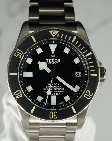2019 Tudor Pelagos 42MM Black Dial Titanium Bracelet (25600TN)
