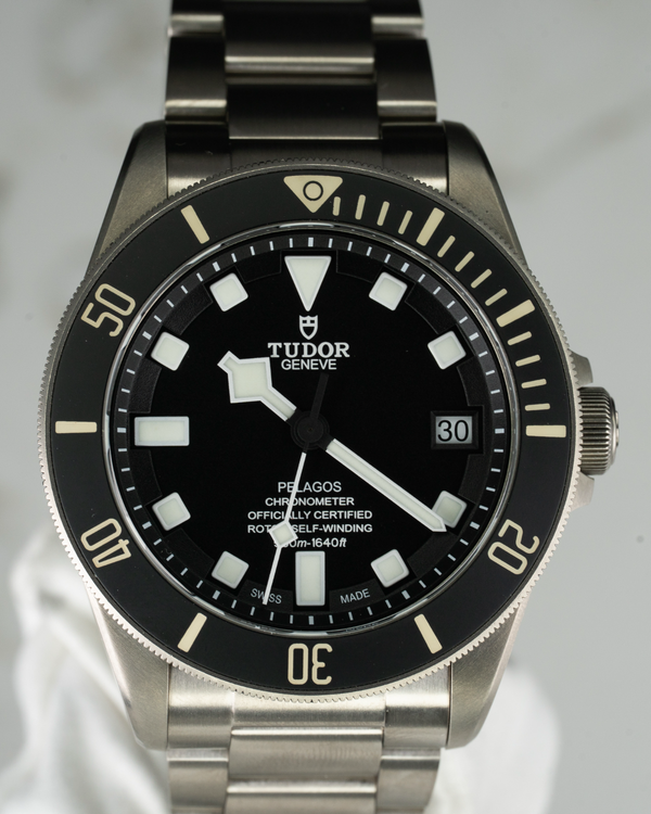 2019 Tudor Pelagos 42MM Black Dial Titanium Bracelet (25600TN)