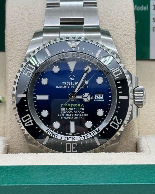 2018 Rolex Sea-Dweller Deepsea "James Cameron" 44MM Blue Dial Oyster Bracelet (116660)