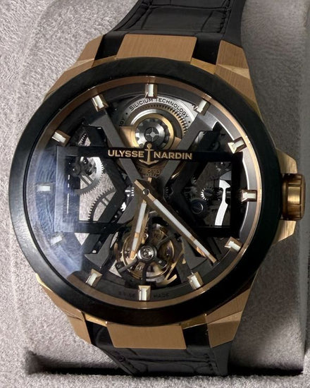 2020 Ulysse Nardin Blast Tourbillon 45MM Skeleton Dial Leather Strap (1725-400/02)