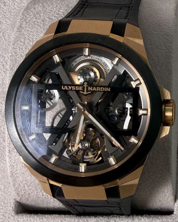 2020 Ulysse Nardin Blast Tourbillon 45MM Skeleton Dial Leather Strap (1725-400/02)
