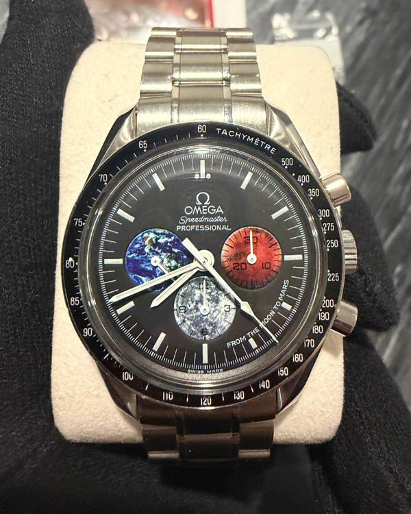 2011 Omega Speedmaster Professional Moonwatch "From the Moon to Mars" 42MM Black Dial Steel Bracelet (3577.50.00)