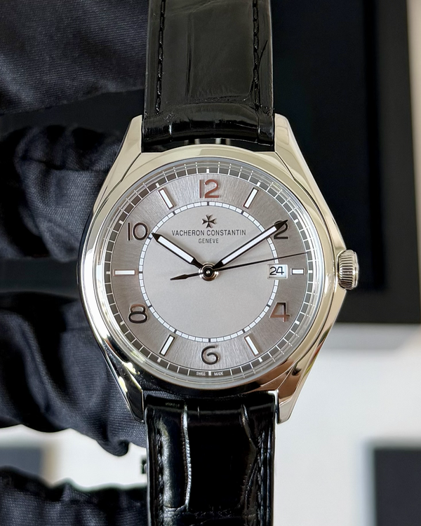 2021 Vacheron Constantin Fiftysix 40MM Silver Dial Aftermarket Leather Strap (4600E/000A-B442)