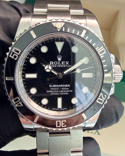 2018 Rolex Submariner No-Date 40MM Black Dial Oyster Bracelet (114060)
