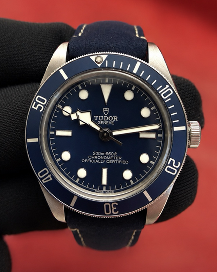 2021 Tudor Black Bay 58' 39MM Blue Dial Leather Strap (79030B)