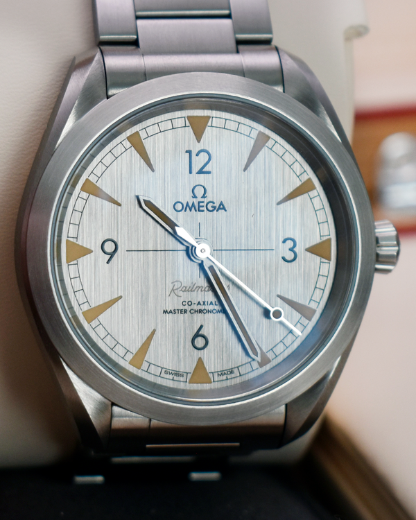 2025 Omega Seamaster Railmaster 40MM Slate Dial Steel Bracelet (220.10.40.20.06.001)