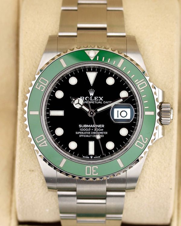 No Reserve - 2023 Rolex Submariner Date "Starbucks" 41MM Black Dial Oyster Bracelet (126610LV)
