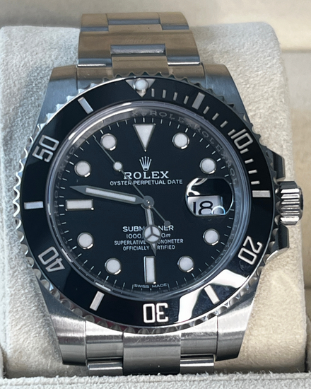 2019 Rolex Submariner Date 40MM Black Dial Oyster Bracelet (116610LN)