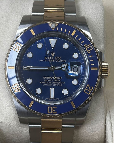 2019 Rolex Submariner Date "Bluesy" 40MM Blue Dial Two-Tone Oyster Bracelet (116613LB)