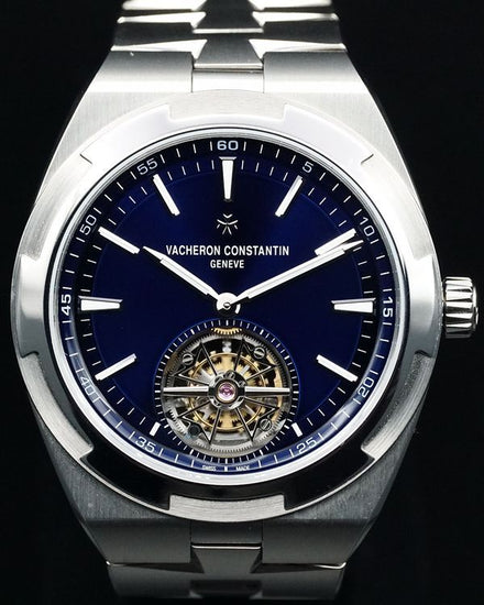 2024 Vacheron Constantin Overseas Tourbillon 42.5MM Blue Dial Steel Bracelet (6000V/110A-B544)