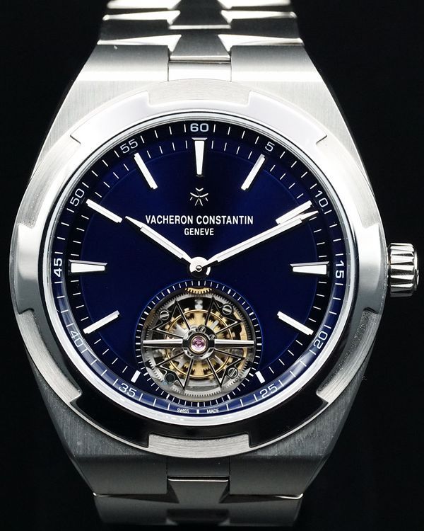 2024 Vacheron Constantin Overseas Tourbillon 42.5MM Blue Dial Steel Bracelet (6000V/110A-B544)