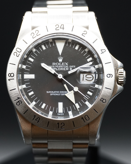 Rolex Explorer II 39MM Black Dial Oyster Bracelet (1655)
