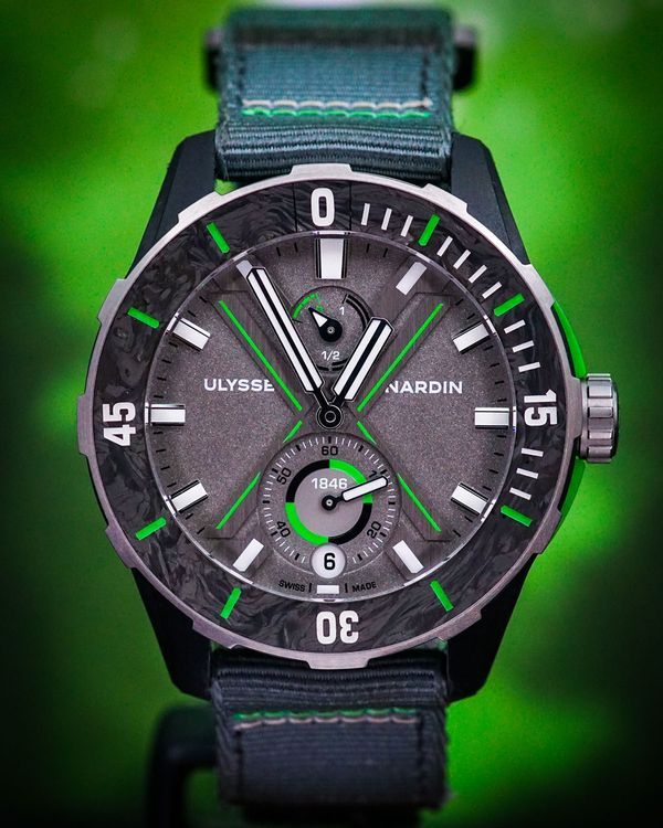 2022 Ulysse Nardin Diver "The Ocean Race" L.E. 44MM Grey Dial Textile Strap (1183-170LE-1A-TOR)