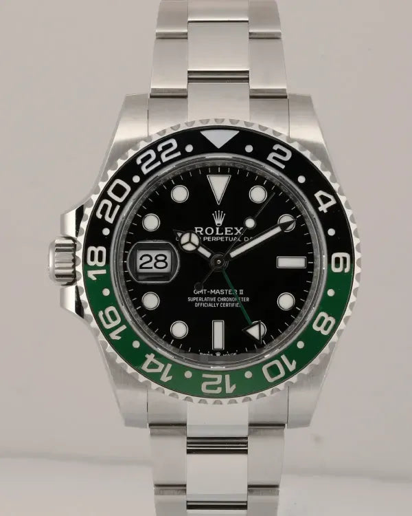 No Reserve - 2026 Rolex GMT-Master II “Sprite” 40MM Black Dial Oyster Bracelet (126720VTNR)