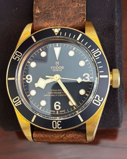2023 Tudor Black Bay Bronze 43MM Blue Dial Leather Strap (79250BB)