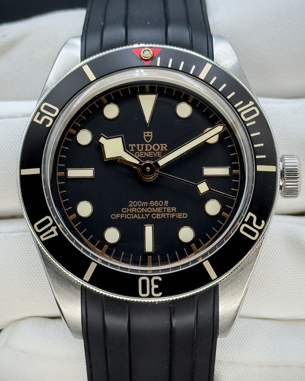 No Reserve - 2020 Tudor Black Bay Fifty-Eight 39MM Black Dial Aftermarket Rubber Strap (79030N)