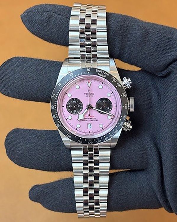 2025 Tudor Black Bay Chrono "Flamingo" 41MM Pink Dial Steel Bracelet (79360N)
