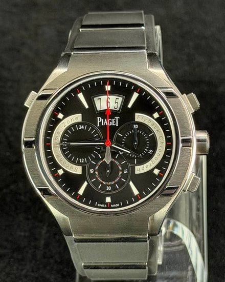 2020 Piaget Polo FortyFive 45MM Black Dial Rubber Strap (GOA34002)