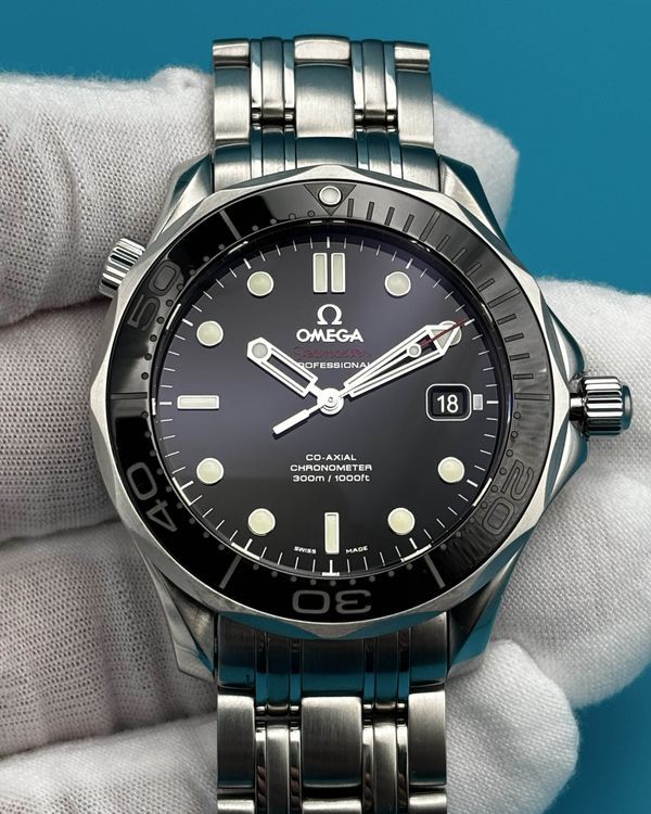 2025 Omega Seamaster Diver 300M 41MM Black Dial Steel Bracelet (212.30.41.20.01.003)