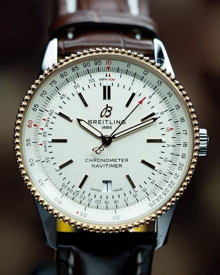 2019 Breitling Navitimer Automatic 41MM Silver Dial Leather Strap (U17326211G1P1)