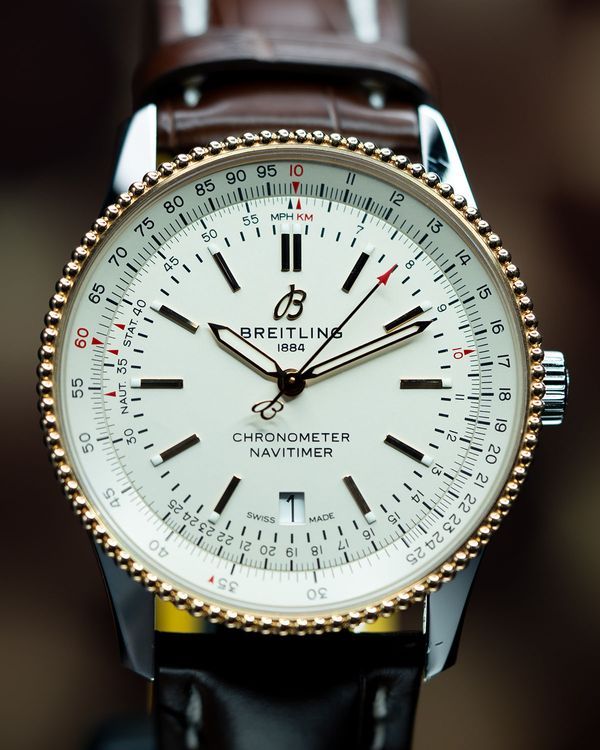 2019 Breitling Navitimer Automatic 41MM Silver Dial Leather Strap (U17326211G1P1)