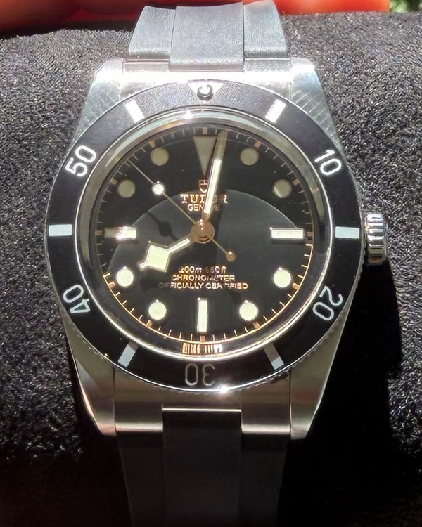 2024 Tudor Black Bay '54 37MM Black Dial Rubber Strap (79000N)
