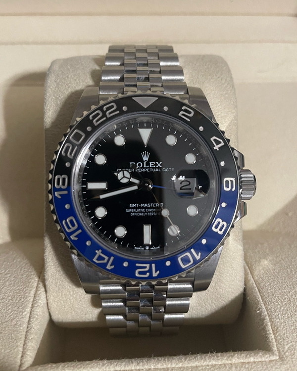 2020 Rolex GMT-Master II "Batgirl" 40MM Black Dial Jubilee Bracelet (126710BLNR)