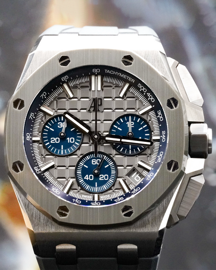 2022 Audemars Piguet Royal Oak Offshore 43MM Grey Dial Rubber Strap (26420IO.OO.A009CA.01)