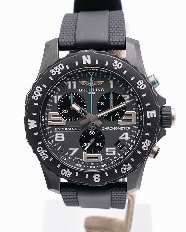2025 Breitling Endurance Pro 44MM Quartz Grey Dial Rubber Strap (X823103D1M1S1)