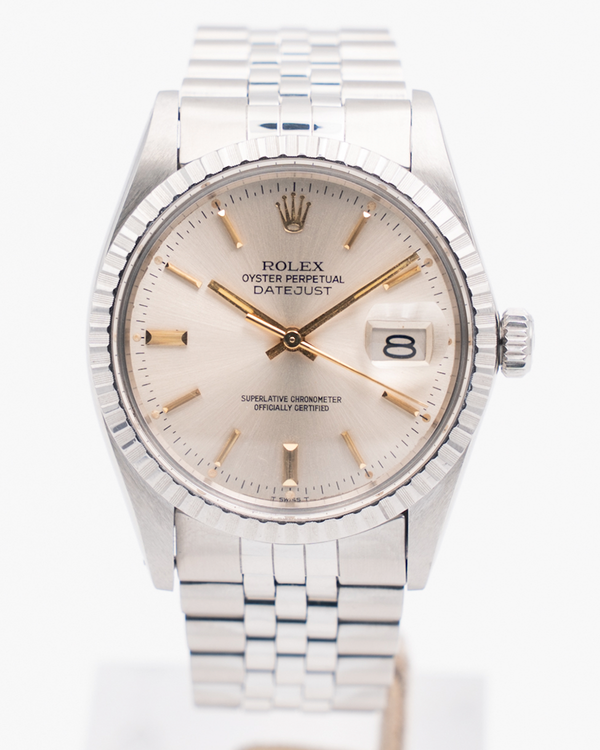 Rolex Datejust 36MM Silver Dial Jubilee Bracelet (16030)