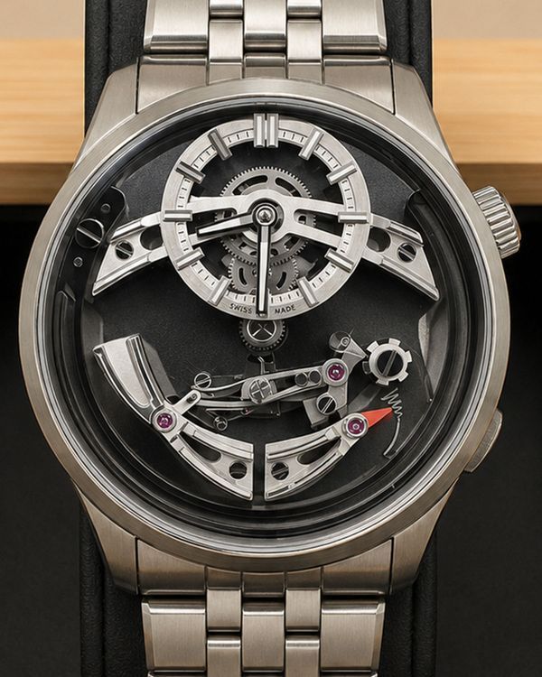 2026 Christopher Ward Bel Canto 41MM Skeleton Dial Titanium Bracelet (C01-41APT2-T00K0)