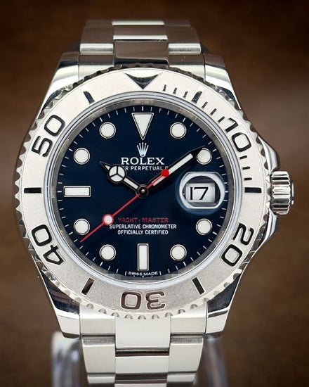 No Reserve - 2016 Rolex Yacht-Master 40MM Blue Dial Oyster Bracelet (116622)