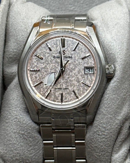 2025 Grand Seiko Spring Drive "Peach Blossom" L. E. 40MM Pink Dial Titanium Bracelet (SBGA529G)