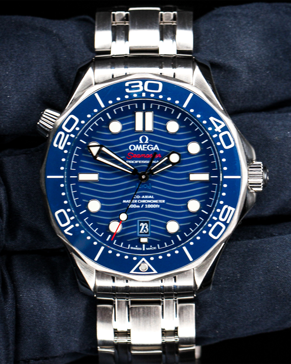 No Reserve - 2024 Omega Seamaster Diver 300M 42MM Blue Dial Steel Bracelet (210.30.42.20.03.001)