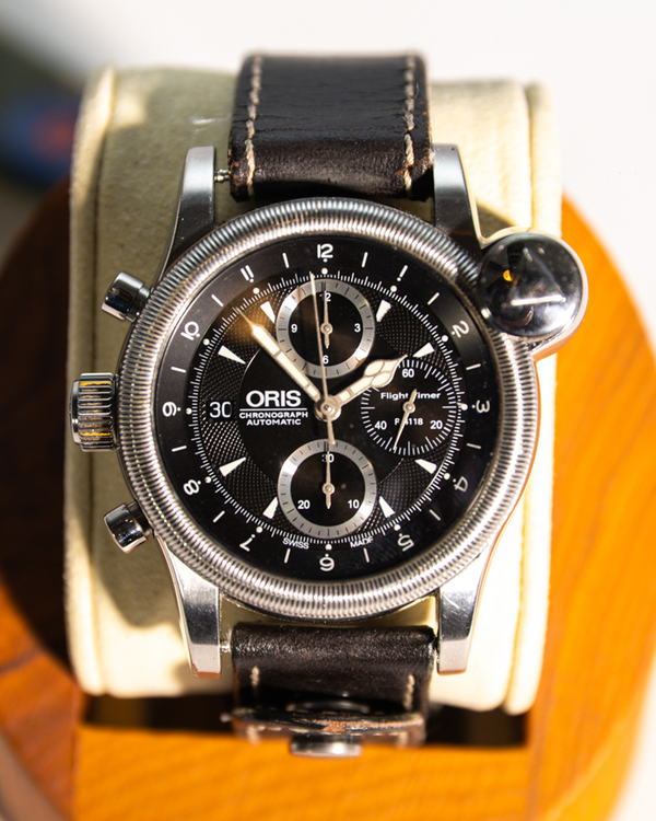 No Reserve - 2007 Oris ProPilot Flight Timer L.E. 44MM Black Dial Leather Strap (R4118)