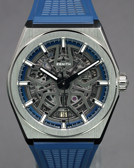 2019 Zenith Defy Classic 41MM Skeleton Dial Rubber Strap (95.9000.670/78.R584)