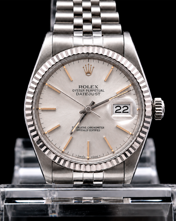 Rolex Datejust 36MM White Dial Steel Jubilee Bracelet (16234)