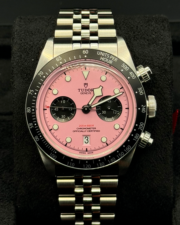 2026 Tudor Black Bay Chrono "Flamingo" 41MM Pink Dial Steel Bracelet (79360N)