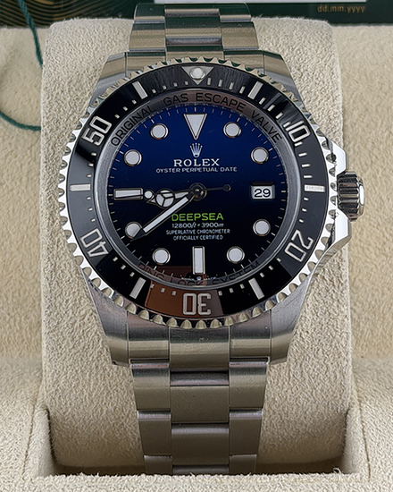 2025 Rolex Sea-Dweller Deepsea "James Cameron" 44MM Blue Dial Oyster Bracelet (136660)