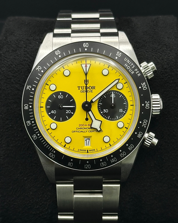 2026 Tudor Black Bay Chrono "Bumblebee" 39MM Yellow Dial Steel Bracelet (79310N)