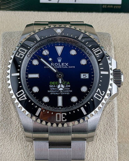 2022 Rolex Sea-Dweller Deepsea "James Cameron" 44MM Blue Dial Oyster Bracelet (136660)