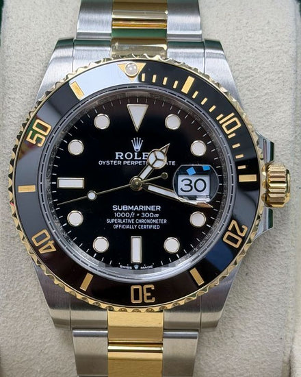 2025 Rolex Submariner Date 41MM Black Dial Two-Tone Oyster Bracelet (126613LN)