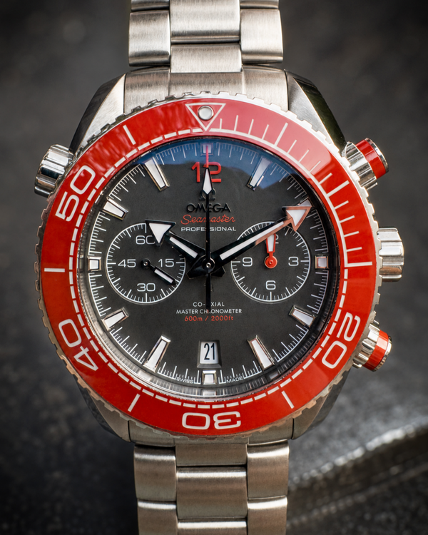 2025 Omega Seamaster Planet Ocean 600M 45.5MM Grey Dial Steel Bracelet (215.32.46.51.99.001)