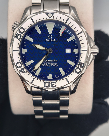 Omega Seamaster Diver 300M 41MM Quartz Blue Dial Steel Bracelet (2265.80.00)